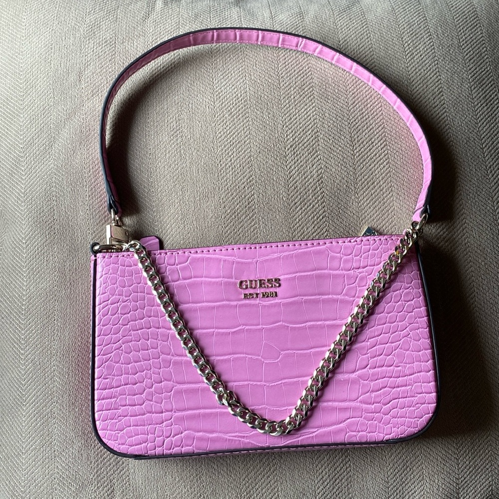 Guess Pink shoulder bag.